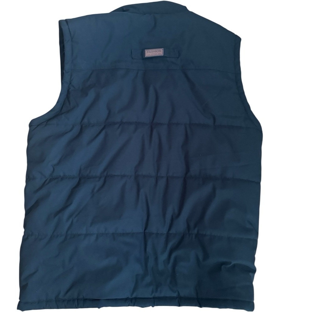 Men’s Black fleece lined  Puffer Vest - Picture 3 of 7